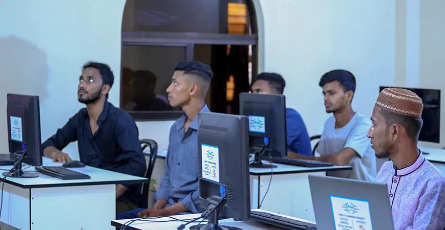 A class in progress at the FILP centre