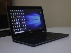 A laptop set up and ready for training